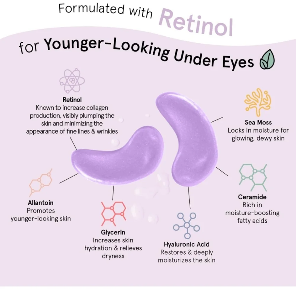 Under Eye Mask  With Retnol (Purple24 Pairs)